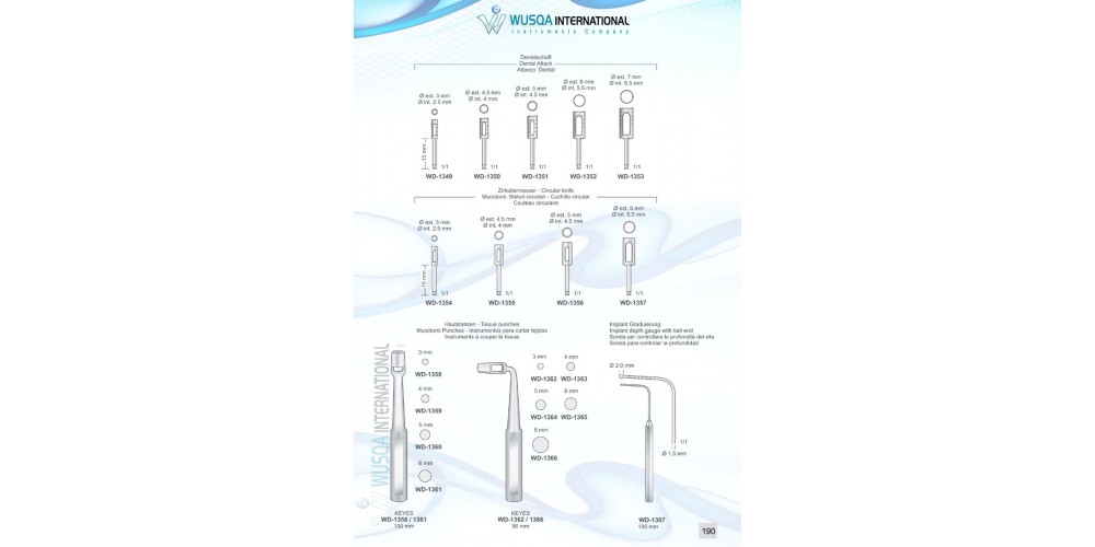 Implantology Instruments 